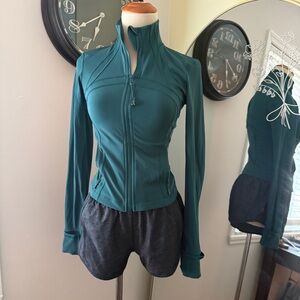 Lululemon Athletica Teal Define Cropped Jacket 4